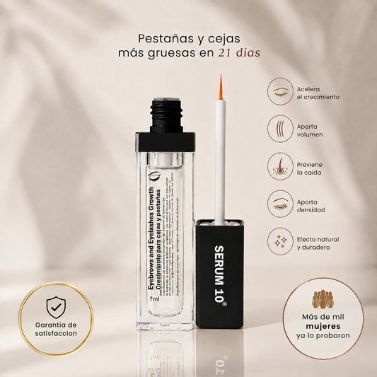 Serum10™- Crecimiento para cejas y pestañas