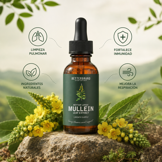 Mullein — Gordolobo + Clorofila | Bienestar Respiratorio Diario 60ml